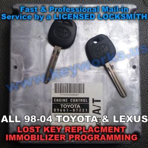 Toyota Sequoia (03-07) Key Replacement